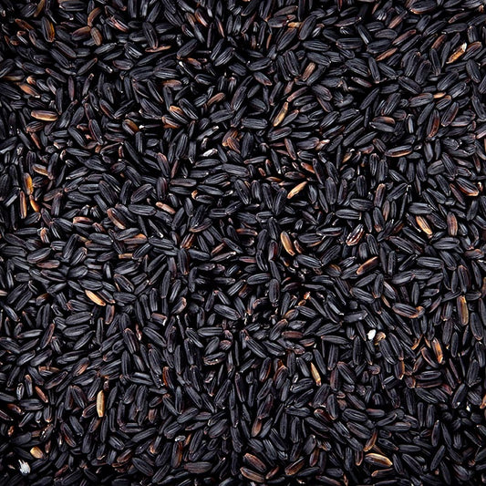 Svart naturligt rundkornigt ris, Piemonte, perfekt för risotto, 500 g
