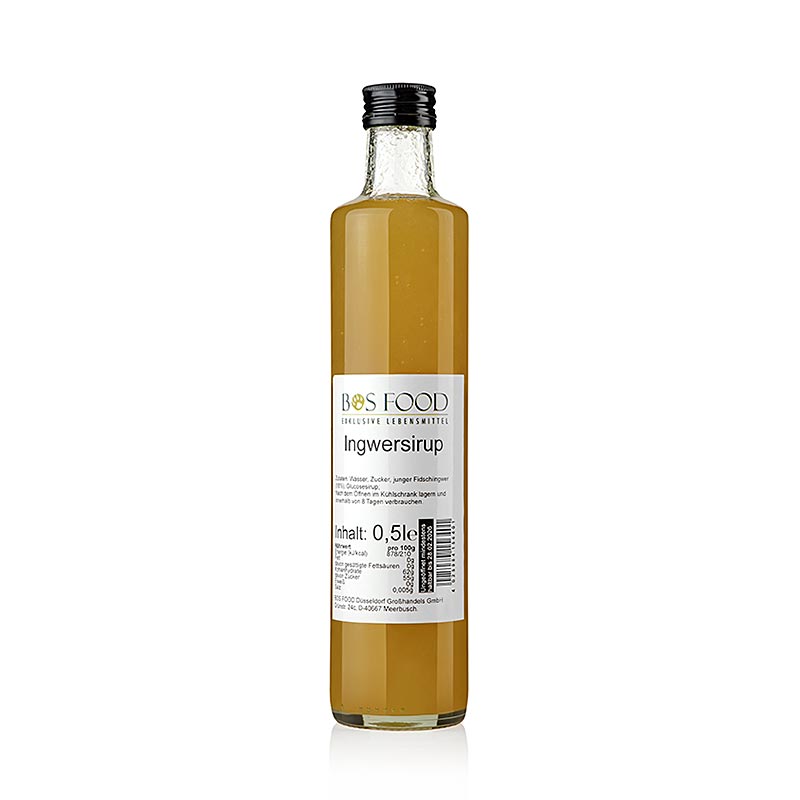 CHEF FOOD Ingefärssirap, till te eller som krydda, 500 ml