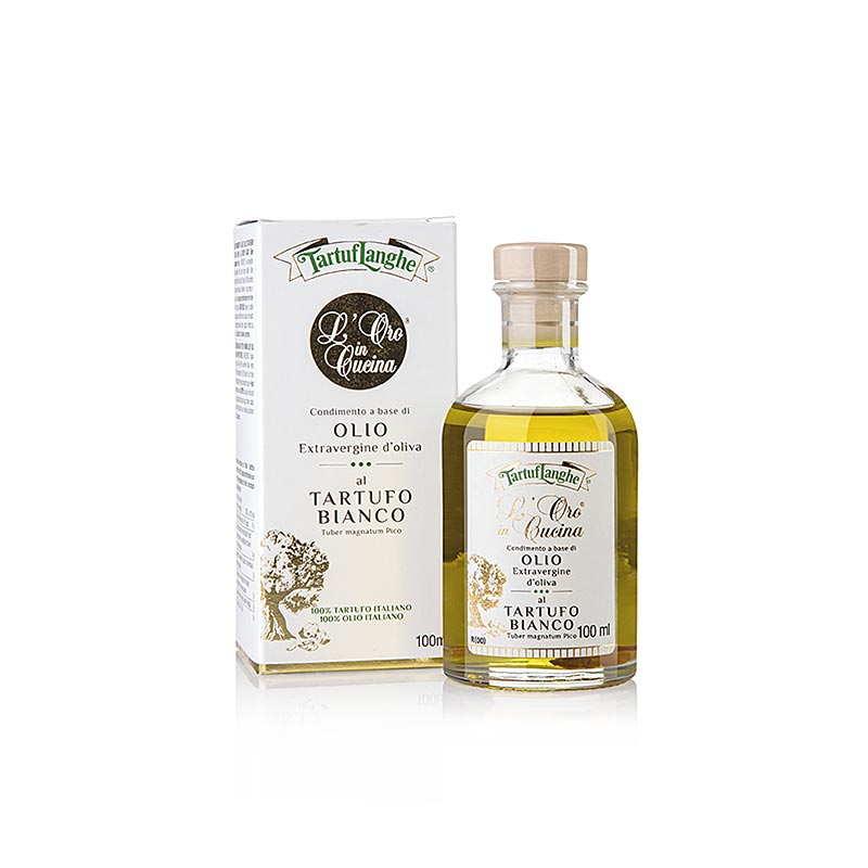 Tartuflanghe extra jungfruolja L´Oro in Cucina med vit tryffel & arom 100 ml