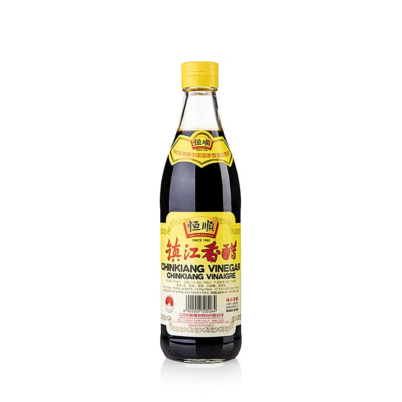 Svart risvinäger – Chinkiang-vinäger, Kina, 550 ml