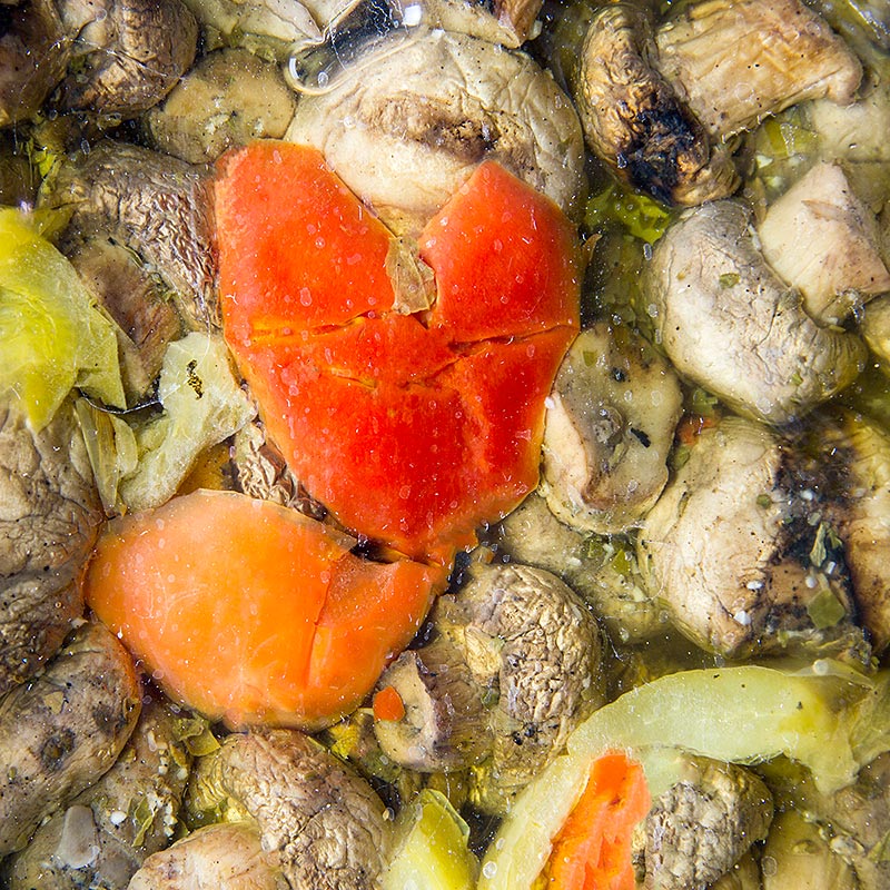 Inlagda champinjoner, grillade, i solrosolja, 1 kg