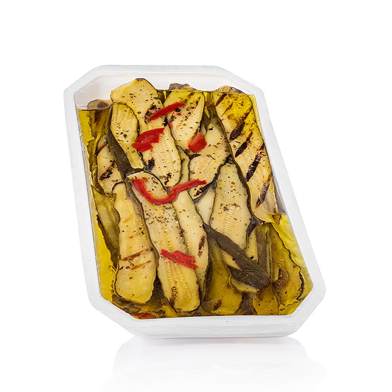 Inlagd zucchini, grillad, i solrosolja, 1 kg