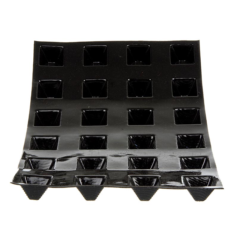 Flexipan-form 40x30 cm, 24 minipyramider, 35x35 mm, 23 mm djup, 15 ml, 1 St