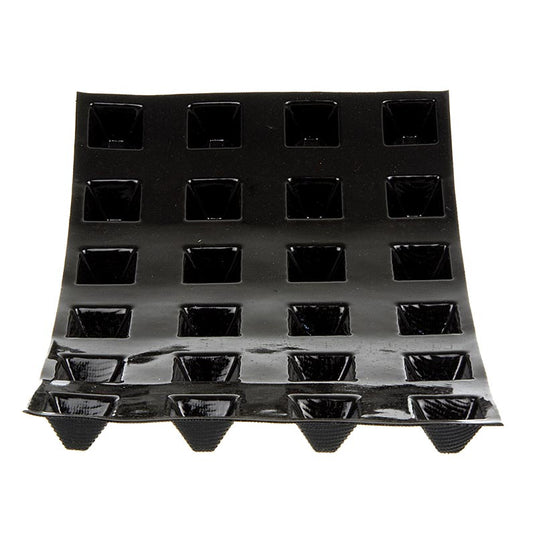Flexipan-form 40x30 cm, 24 minipyramider, 35x35 mm, 23 mm djup, 15 ml, 1 St