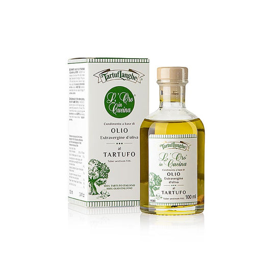 Extra jungfruolja med sommartryffel & arom (tryffelolja), Tartuflanghe, 100 ml