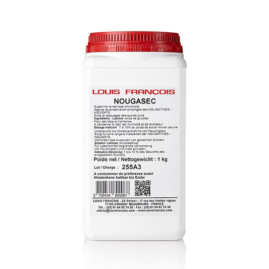Nougasec – stabiliseringsmedel för nougat och nougatine, Louis Francois, 1 kg