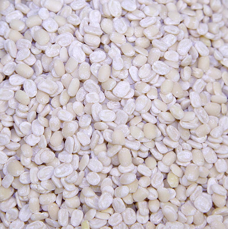 Linser, vita, Urid-Dal/Uridbönor, skalade, halverade, 1 kg