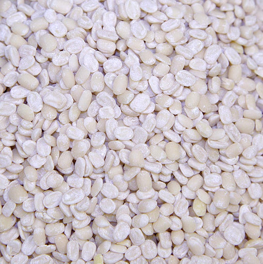 Linser, vita, Urid-Dal/Uridbönor, skalade, halverade, 1 kg
