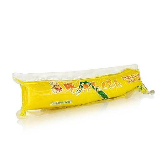 Takuwan-rädisa, gul, hel, sötsur inlagd, Kina, 500 g