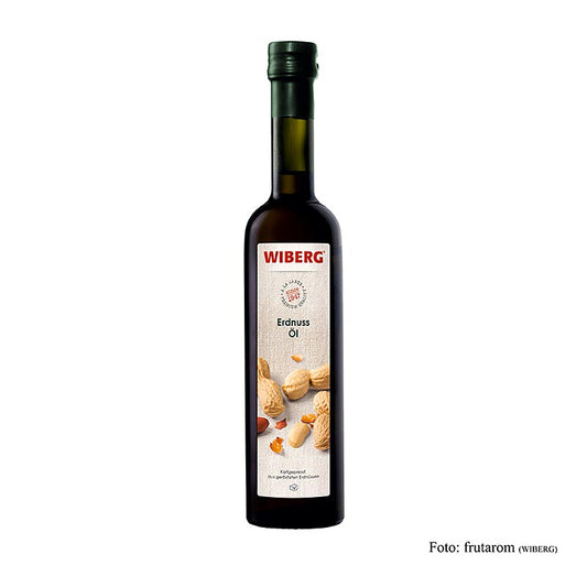 Wiberg jordnötsolja, kallpressad, 500 ml