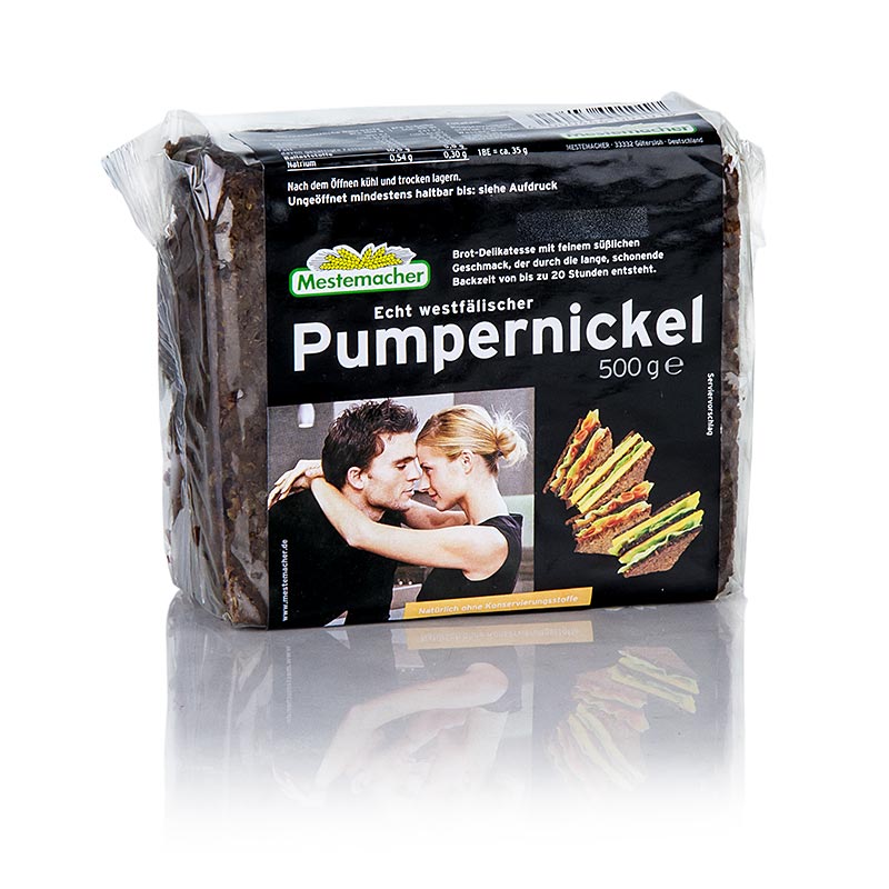 Pumpernickel, rektangulära skivor, 500 g