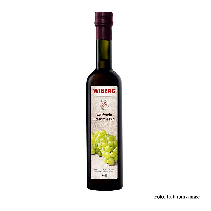 Wiberg vitvinsbalsamvinäger, 6 % syra, 500 ml