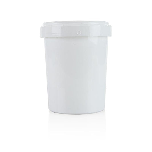 Plastburk/mugg utan lock, vit, ø 11 cm, 13,5 cm hög, 1 liter, 1 st