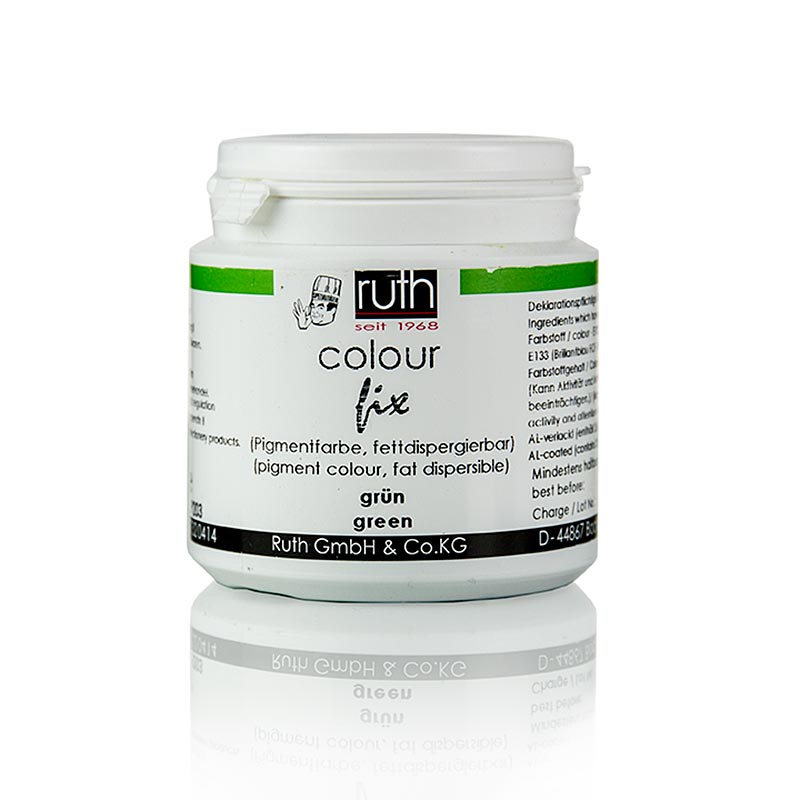 Pigmentfärg, grön, fettlösligt pulver, 9203, Ruth, 20 g