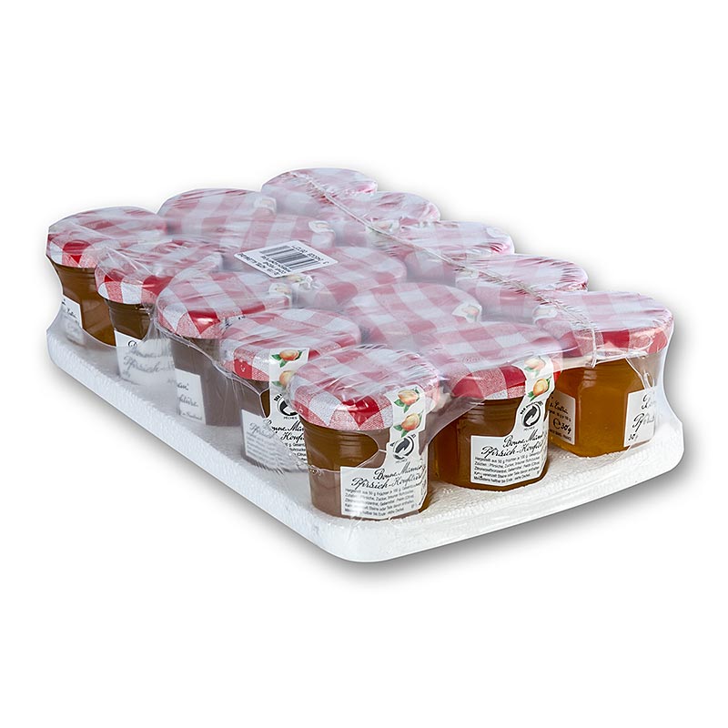 Bonne Maman – portionerad sylt med persika, 450 g, 15 x 30 g
