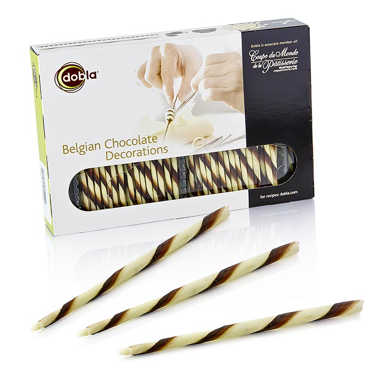 Chokladcigarrer – ”Cigarillos”, marmorerade, 15 cm långa, 700 g, 200 st