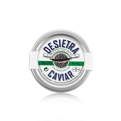 Desietra Baeriskaya Kaviar (baerii), akvakultur, utan konserveringsmedel, Tyskla, 50 g