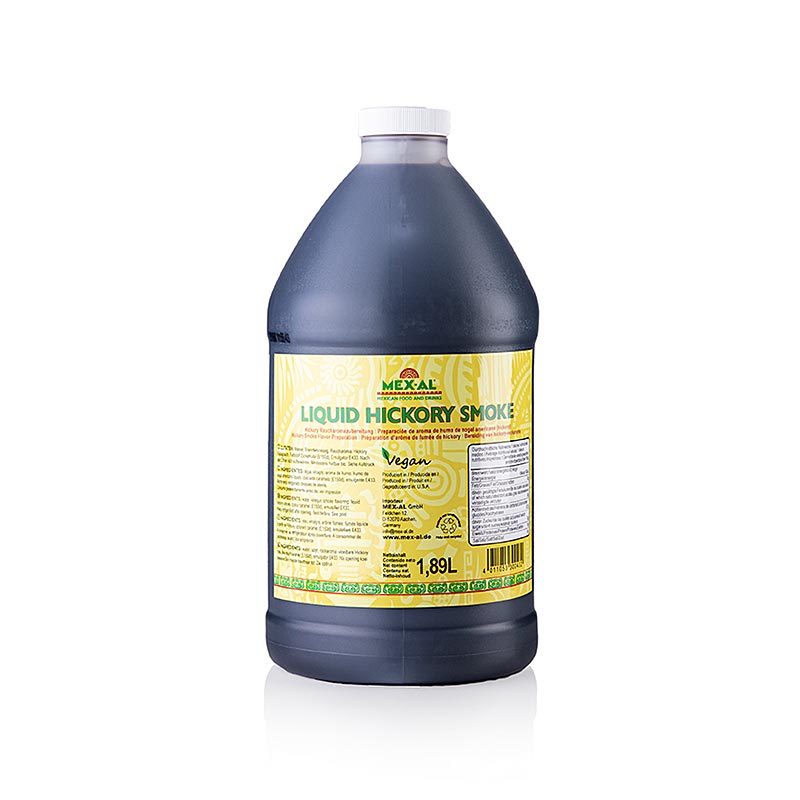 MEX-AL Liquid Hickory Smoke – flytande rök med hickoryarom, 1,89 l