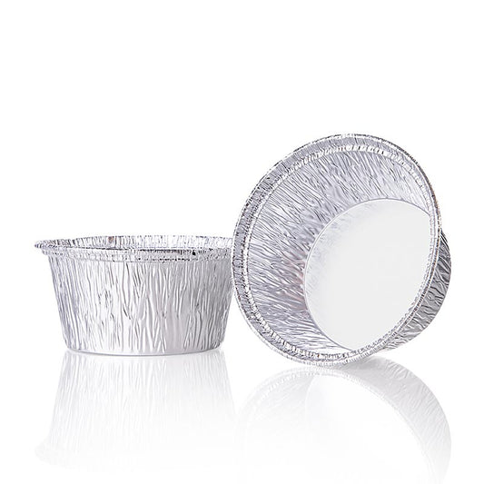 Engångsskålar av aluminium för takeaway, ø 80 mm, 34 mm, 100 St