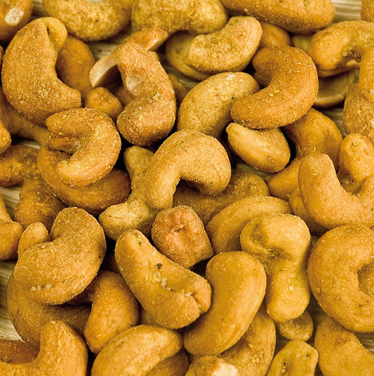 Cashewnötter, med curry, 2,5 kg