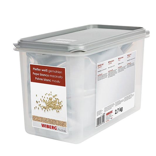 Wiberg vitpeppar, malen, 2,7 kg