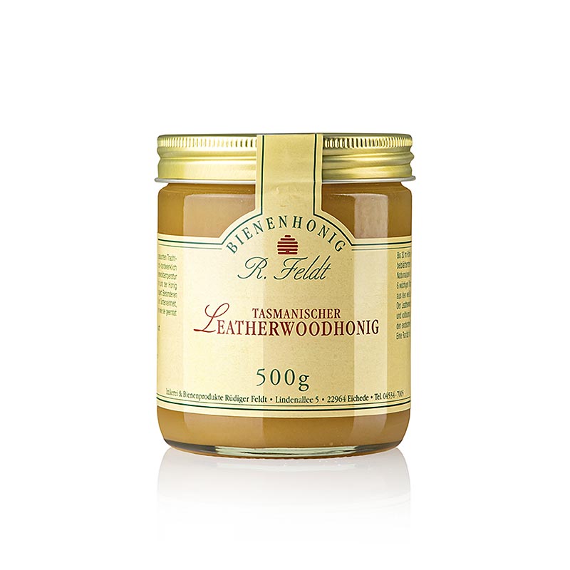 Leatherwood-honung, Tasmanien, brun, flytande – krämig, aromatisk, exotisk, 500 g
