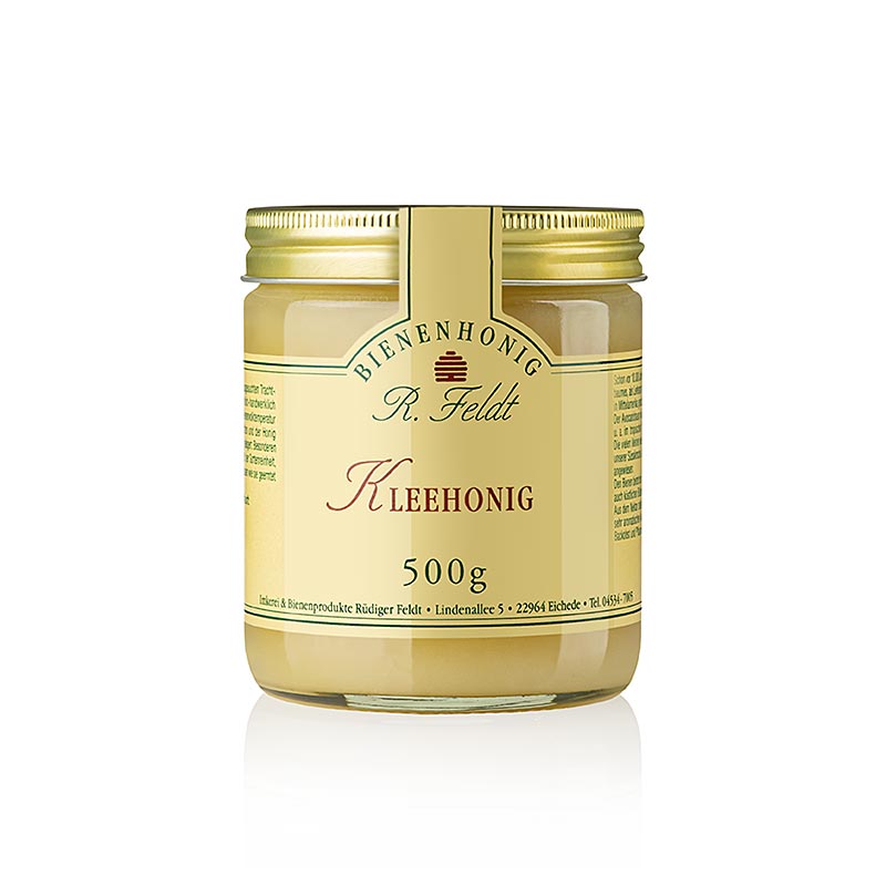 Klöverhonung, vit, smörbar, söt-mild, fin kanelarom, 500 g