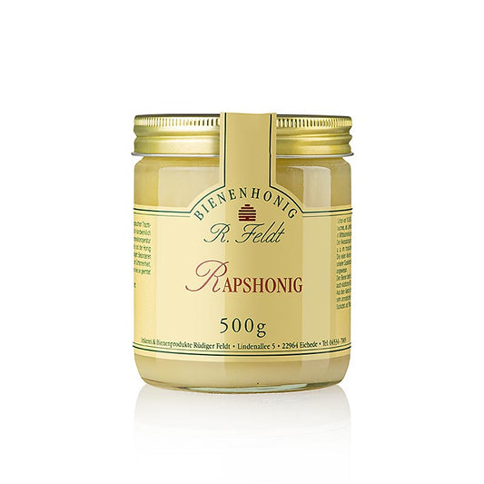 Raps-honung, vit, krämig, finblommig, mild, 500 g