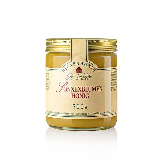 Imkerei Feldt Solroshonung, solgul, krämig, mild och aromatisk, 500 g