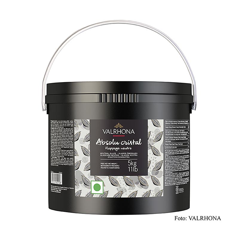 Valrhona Nappage - Absolu Cristal, neutral, klar glasyr, 5 kg