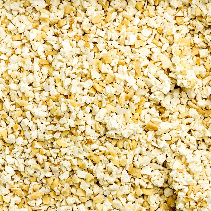 Fransk nougat, ljusbrun, grovt riven, 2–4 mm, från Montelimar, 1 kg