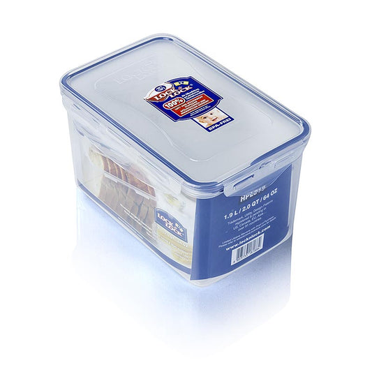 Lock & Lock-förvaringslåda, 1,9 l, rektangulär 207x134x120 mm, 1 st