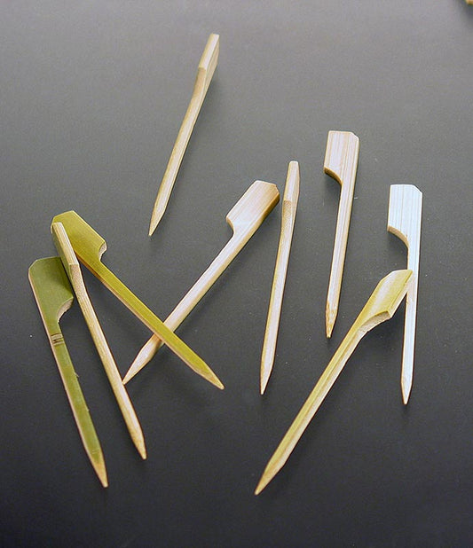 Bambuspinnar, med bladände, 9 cm, 250 st