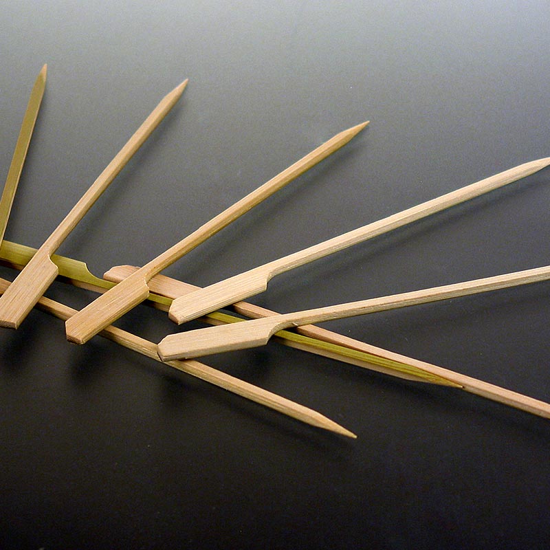 Bambuspinnar, med bladände, 15 cm, 250 st
