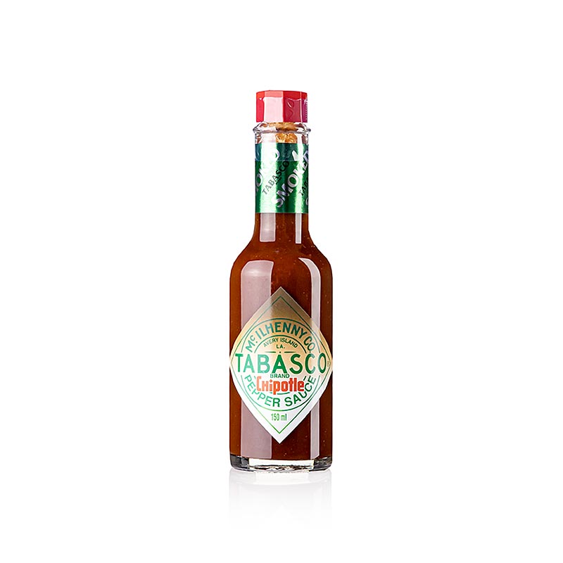 Tabasco Chipotle, med rökt jalapeño, stark, McIlhenny, 150 ml