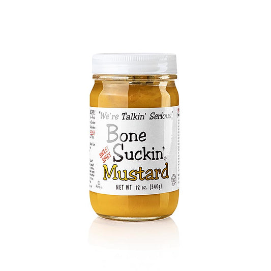 Bone Suckin´ Mustard Sweet and Hot, BBQ-senap, Ford´s Food, 325 ml