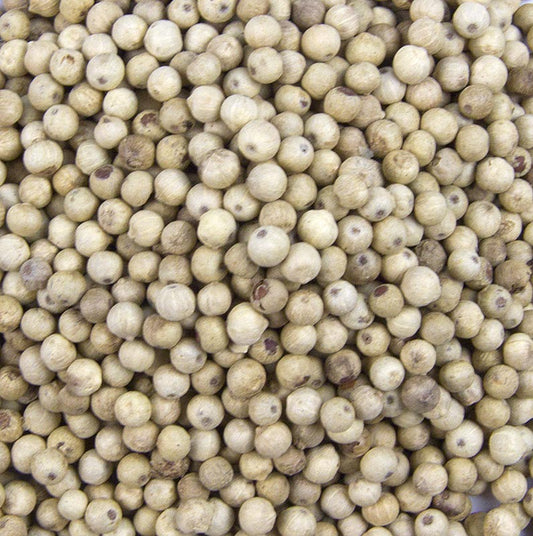 Kamerunpeppar, vit, hel, 1 kg