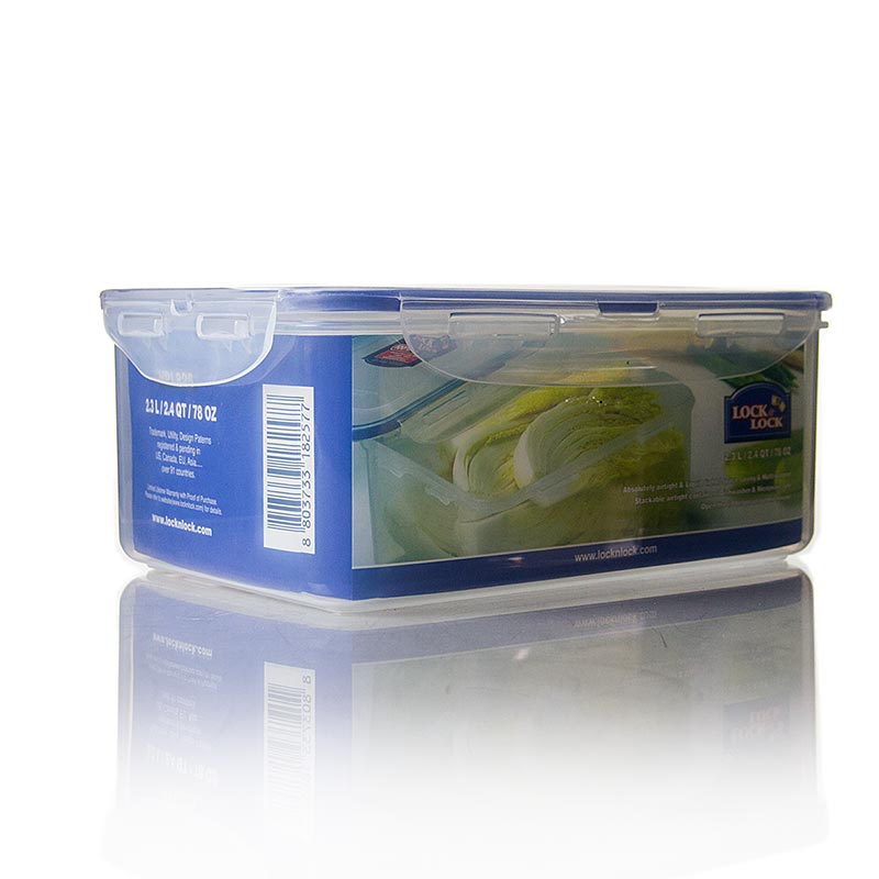 Lock & Lock-färskvarubox, 2,3 l, rektangulär 232x165x95 mm, 1 st
