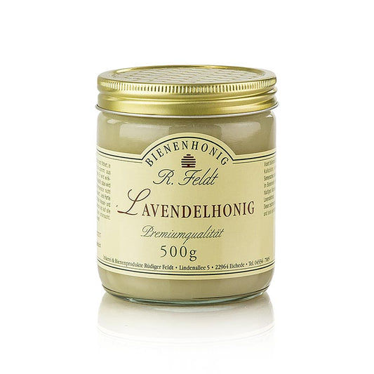 Lavendelhonung, ljus, krämig-fast, blomrik, 500 g