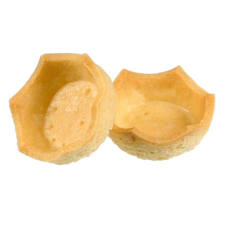 Desserttarteletter – Royal, ljus, kronkant, ø 5 cm, H 1,5 cm, mördeg, 1,73 kg