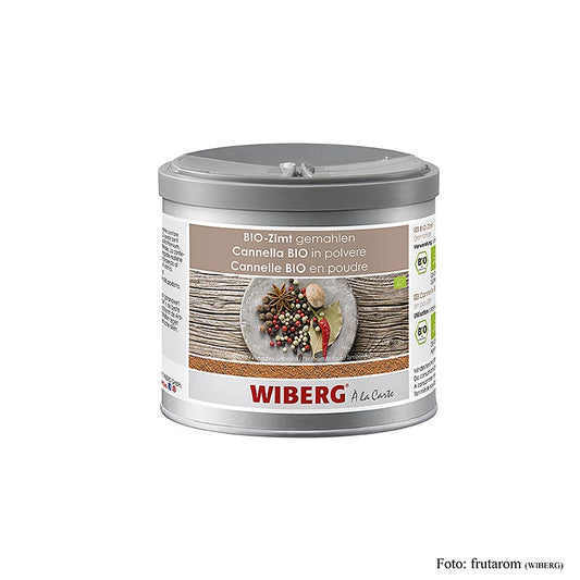 Wiberg BIO Kanel, malen, Cassia-kanel, Indonesien, 245 g