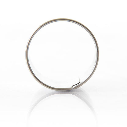 Utskärare i rostfritt stål, slät, ø 4 cm, 2,5 cm hög, 0,3 mm tjock, 1 st