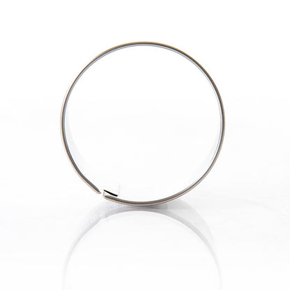 Ringformad utstansare i rostfritt stål, slät, ø 5 cm, 2,5 cm hög, 0,3 mm tjock, 1 St