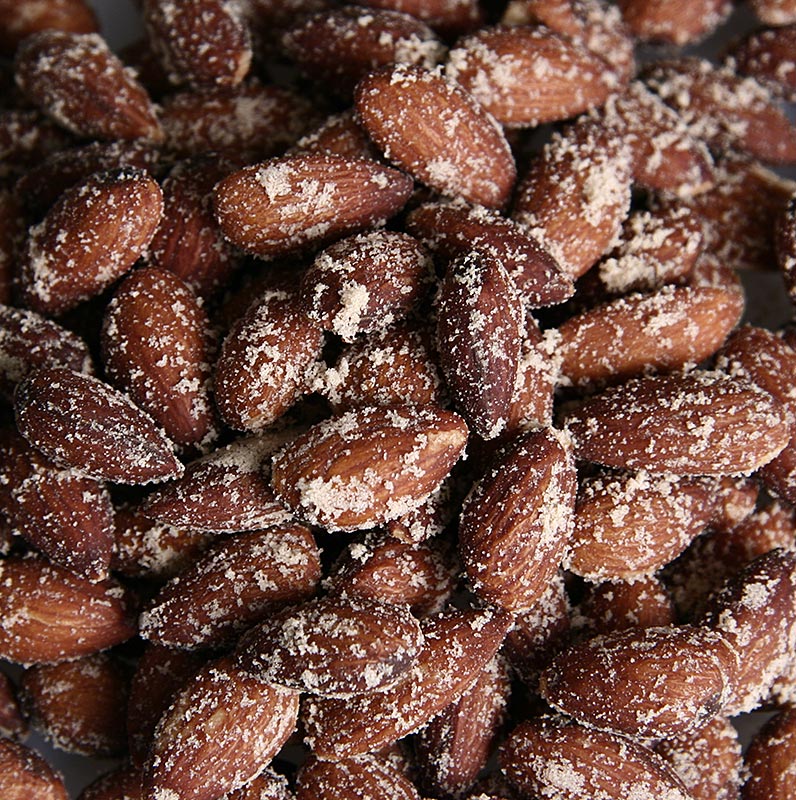 Rökta mandlar, hela, saltade – Premium, 1 kg