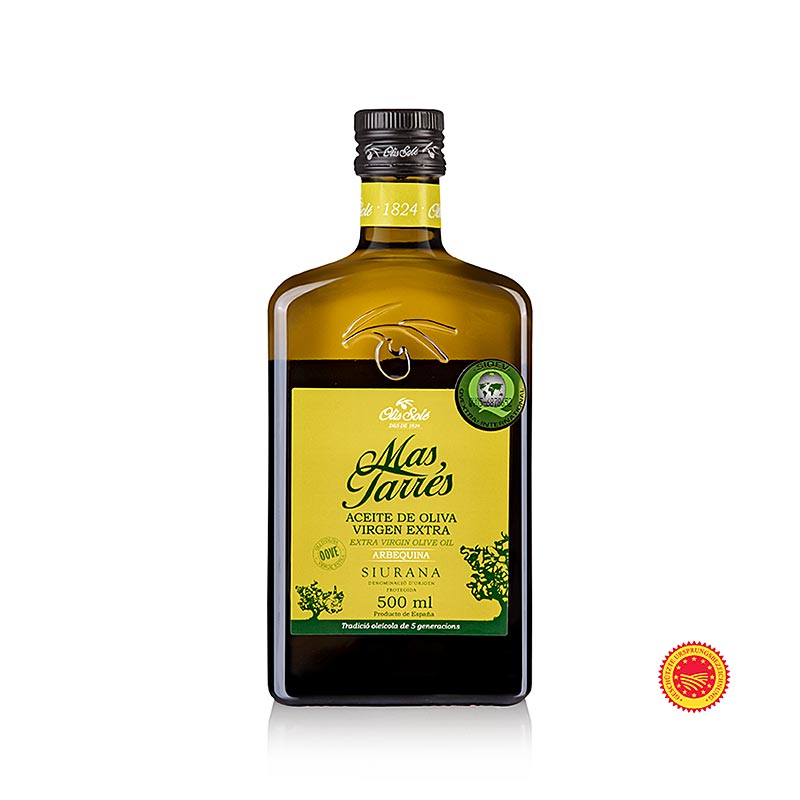 Extra jungfruolja, Mas Tarrés Oliva Verde, Arbequina, DOP/g.U. Siurana, 500 ml