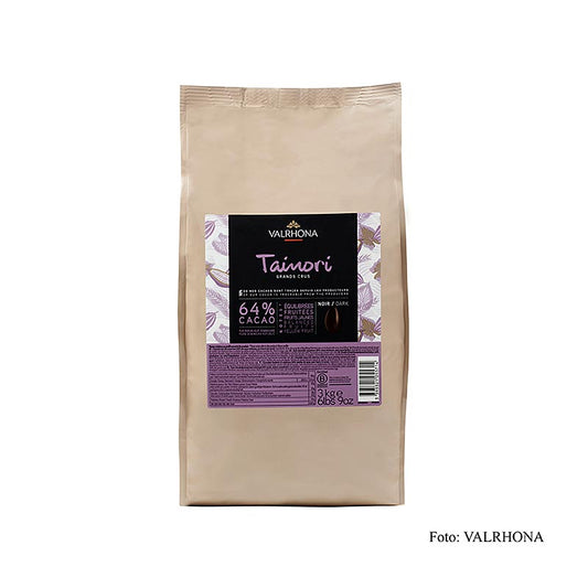 Valrhona Tainori "Grand Cru", choklad, callets, 64 % kakao, Dominikanska republi, 3 kg