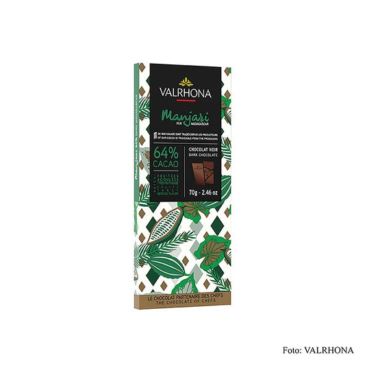 Valrhona Manjari – mörk choklad, 64 % kakao, Madagaskar, 70 g
