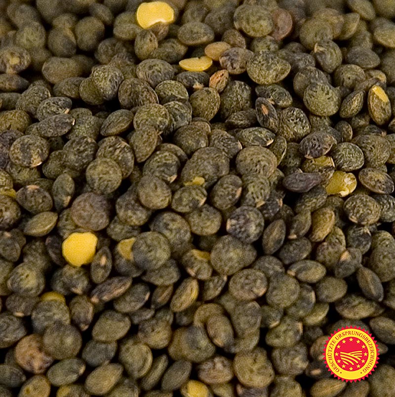 Linser, gröna – Lentilles du Puy, traditionellt odlade, g.U., Frankrike, 5 kg
