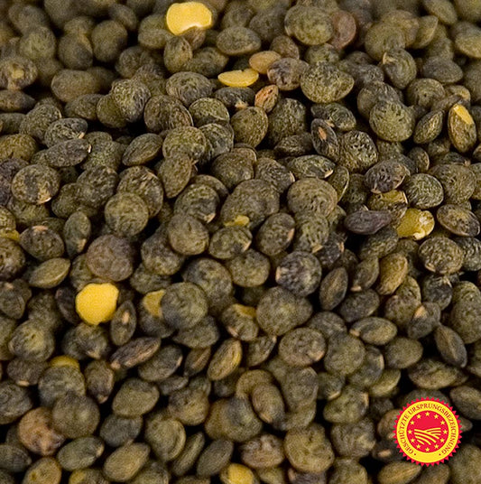 Linser, gröna – Lentilles du Puy, traditionellt odlade, g.U., Frankrike, 5 kg
