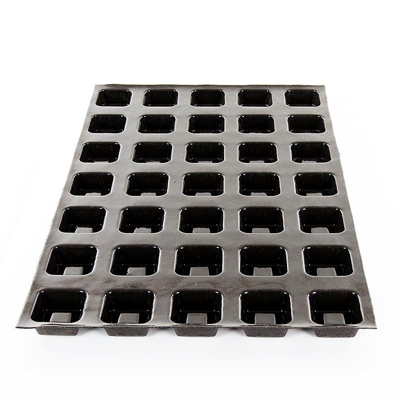 Flexipan-matta 60x40 cm, 35 fyrkantiga savariner 56x56 mm, 24 mm djupa, 45 ml, 1 St